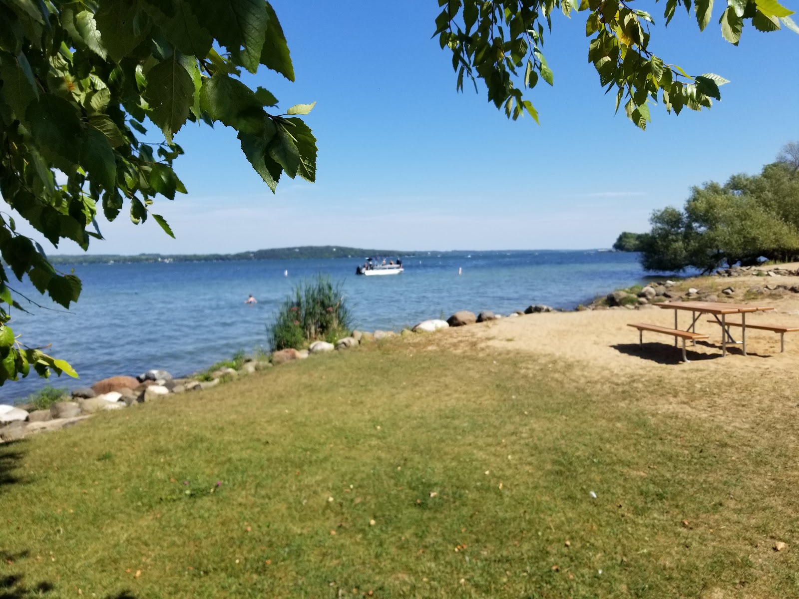 Dodge Memorial County Park cemetery grounds and headstones