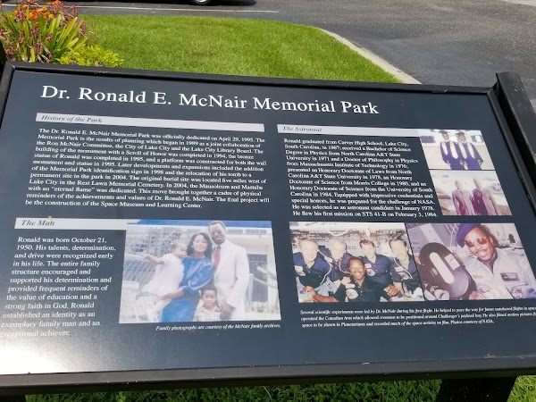 Dr. Ronald E. McNair Memorial Park grounds