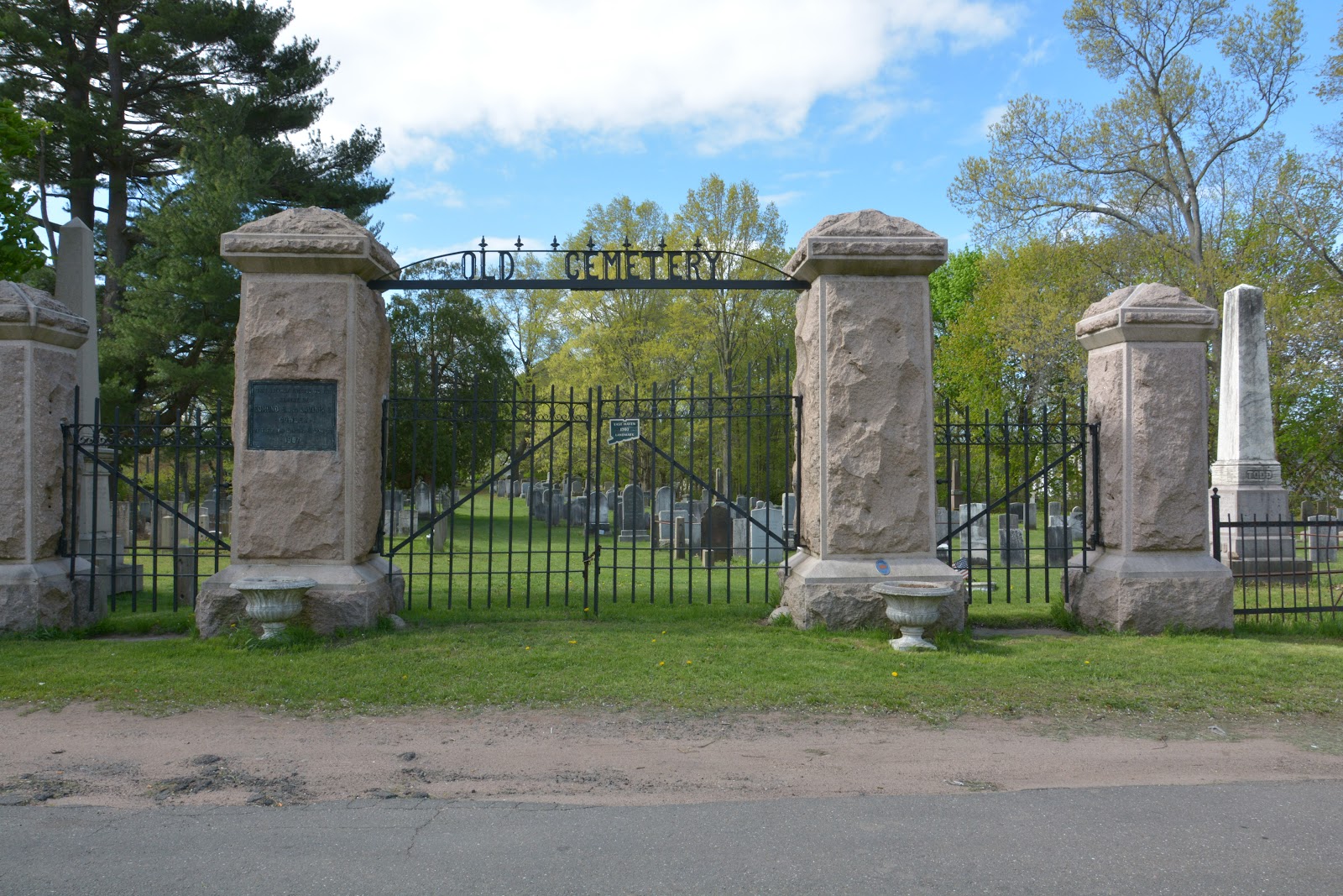 East Lawn Cemetery Inc cemetery grounds and headstones
