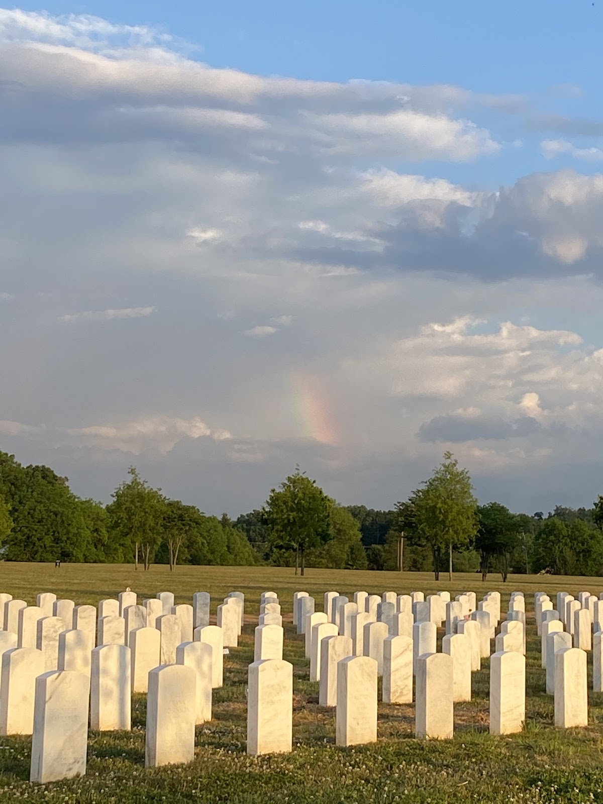 East Tennessee State Veterans Cemetery cemetery grounds and headstones