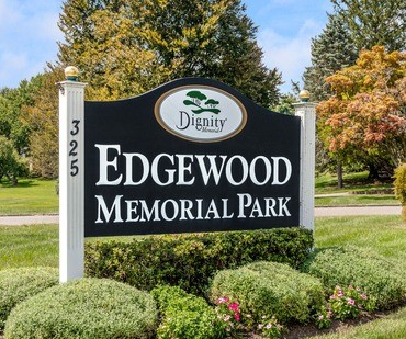 Edgewood Memorial Park cemetery grounds and headstones