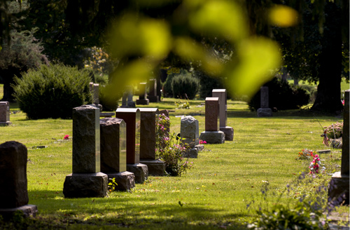 Elmhurst Cemetery grounds