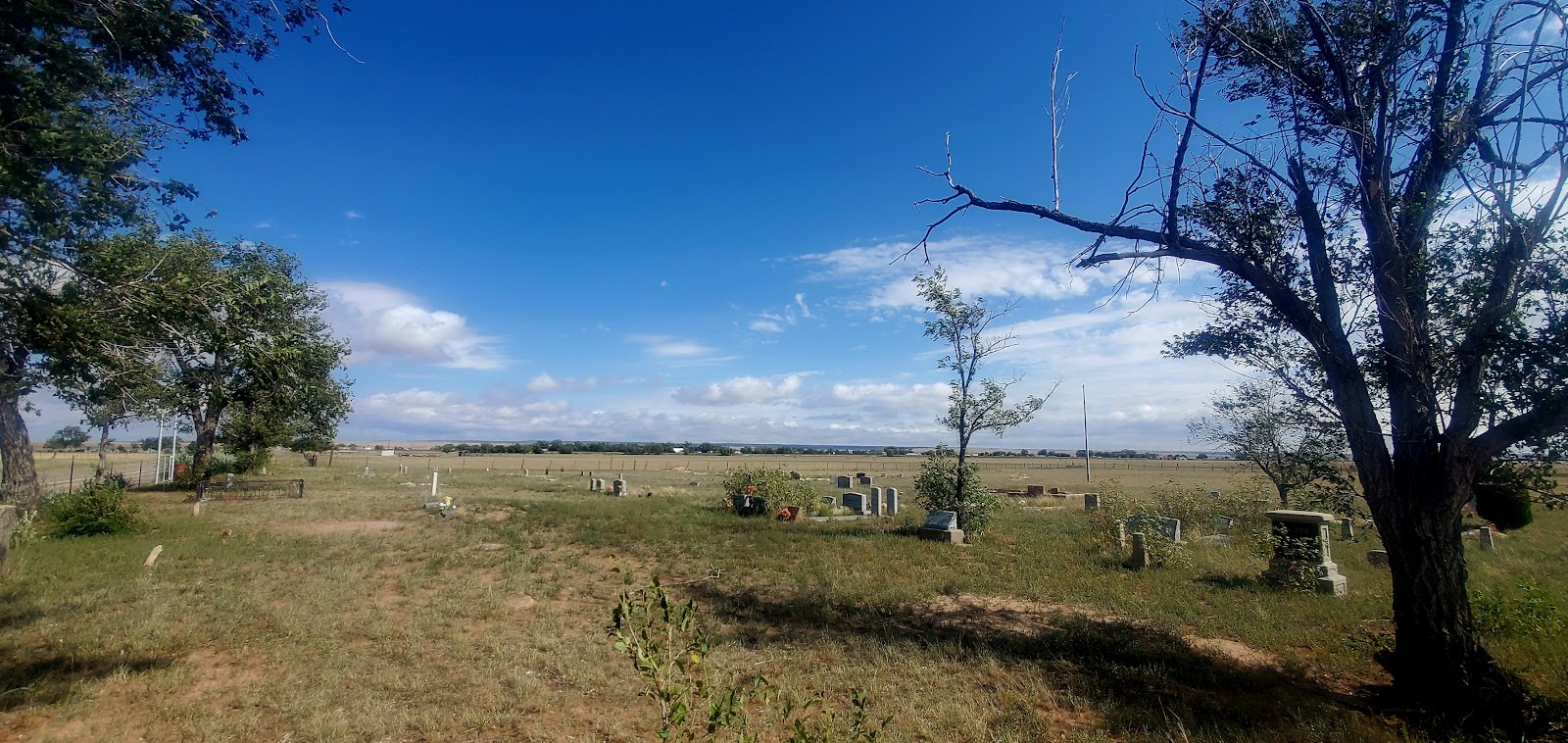 Encino New Mexico Cemetery cemetery grounds and headstones
