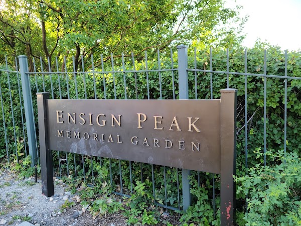 Ensign Peak Memorial Garden grounds