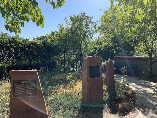 Ensign Peak Memorial Garden grounds
