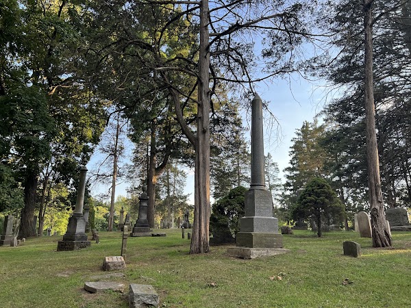 Evergreen Cemetery grounds
