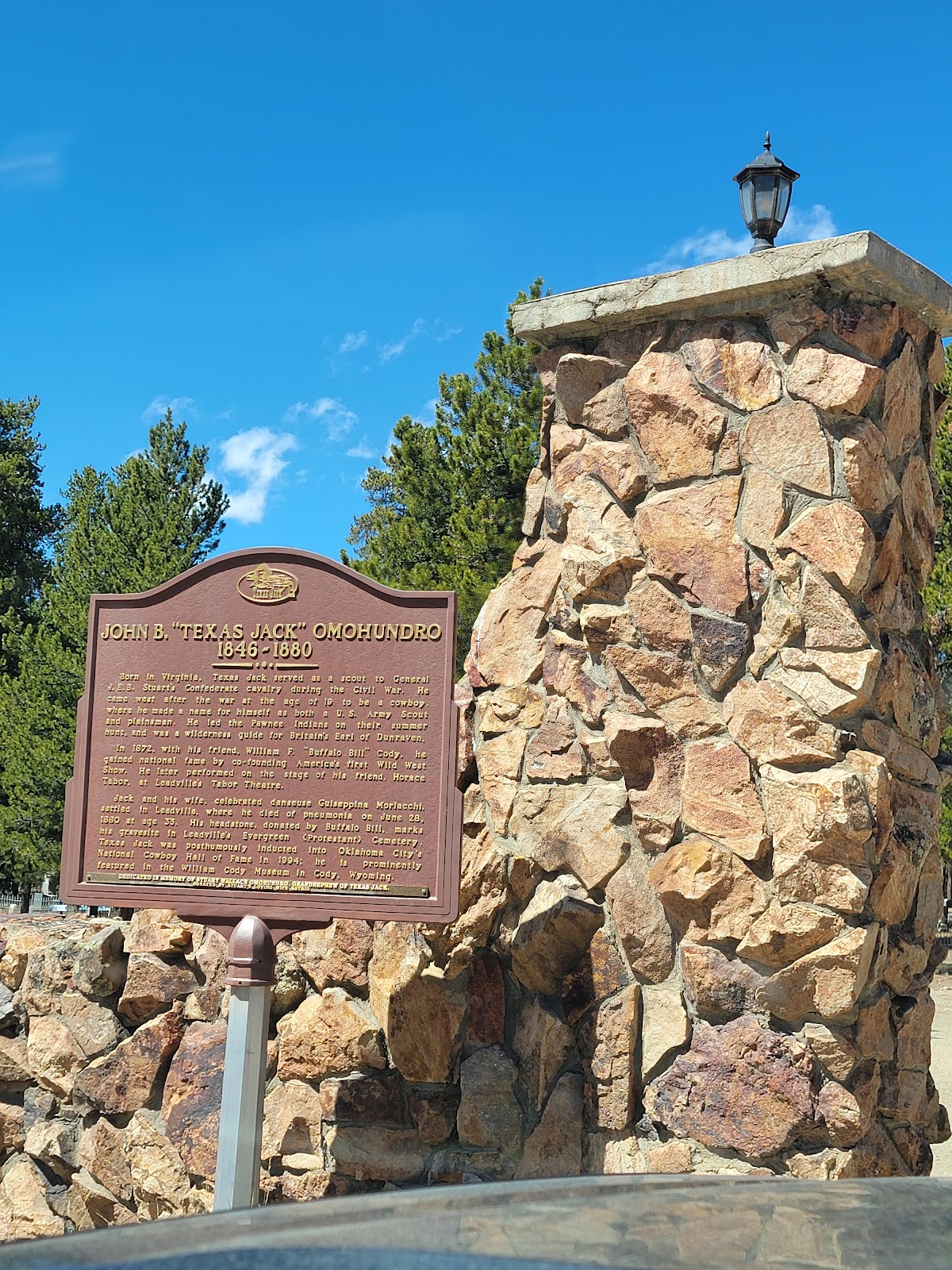 Evergreen Cemetery cemetery grounds and headstones