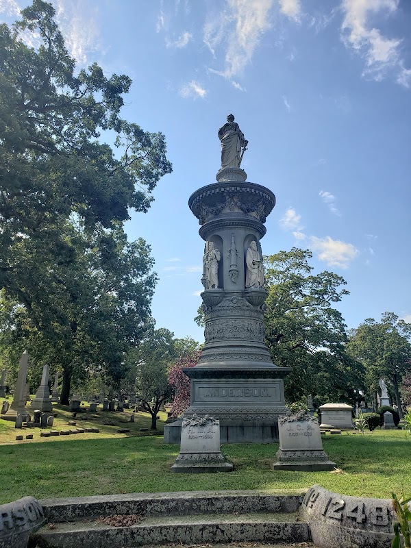 Evergreen Cemetery grounds