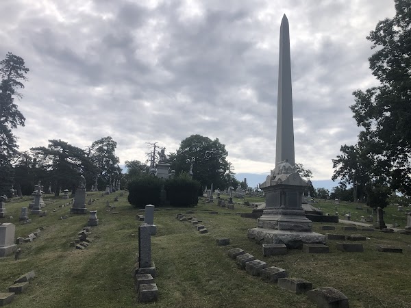 Evergreen Cemetery grounds