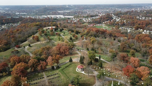 Evergreen Cemetery grounds