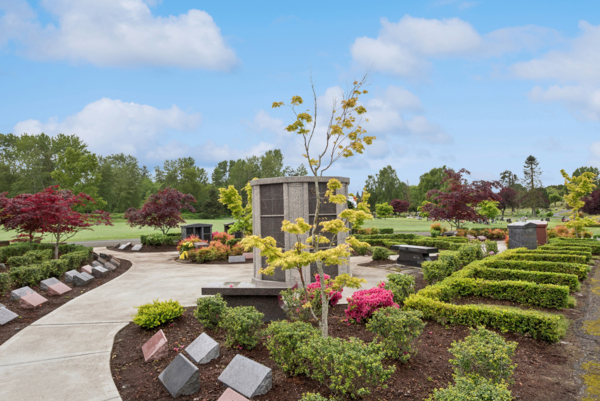 Evergreen Funeral Home & Cemetery grounds