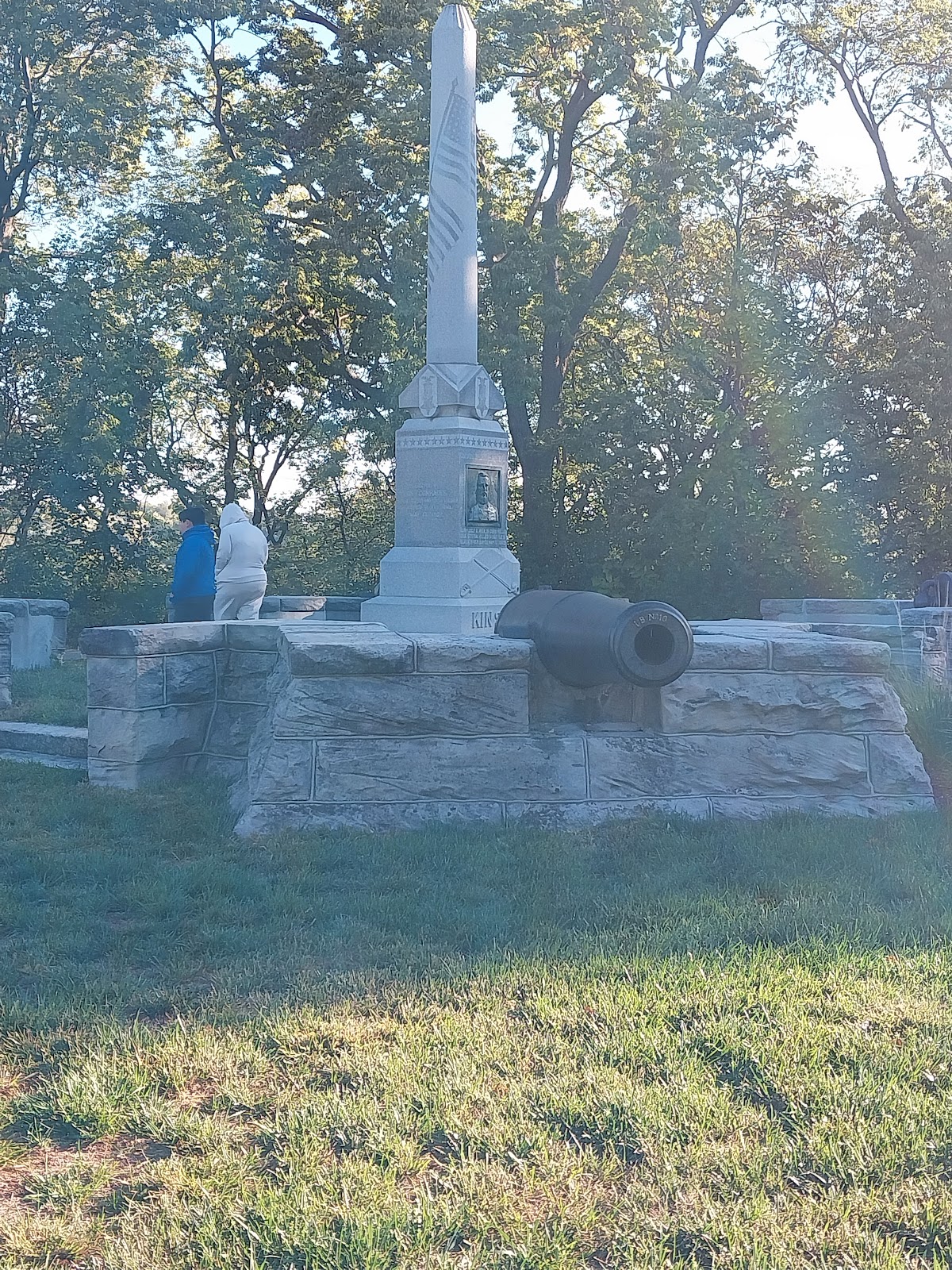 Fairview Cemetery headstone and grounds