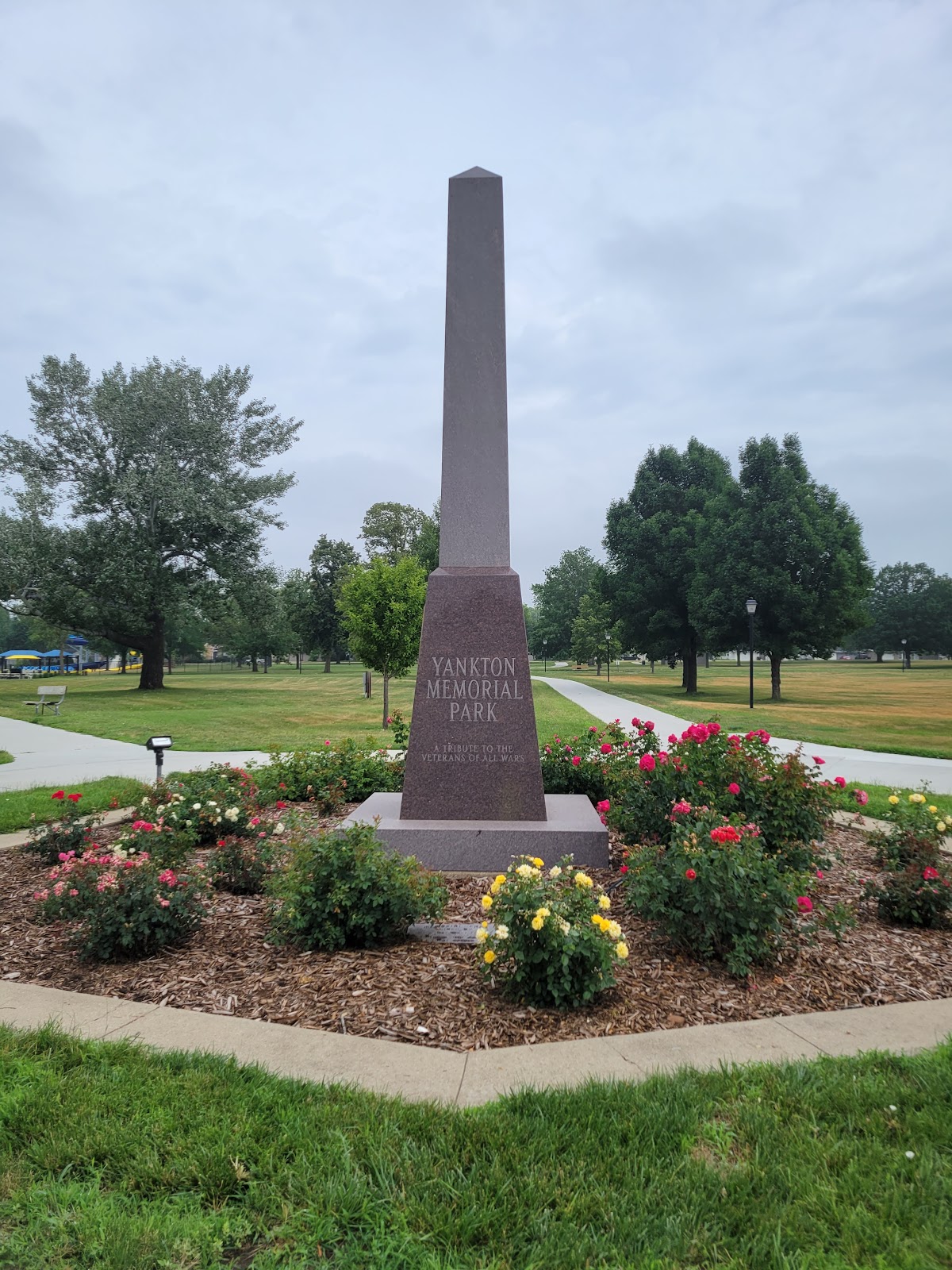 Fantle Memorial Park cemetery grounds and headstones