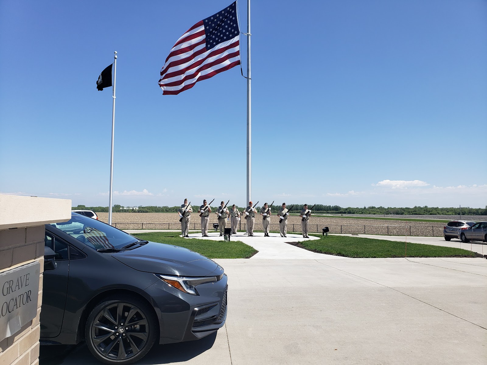 Fargo National Cemetery cemetery grounds and headstones