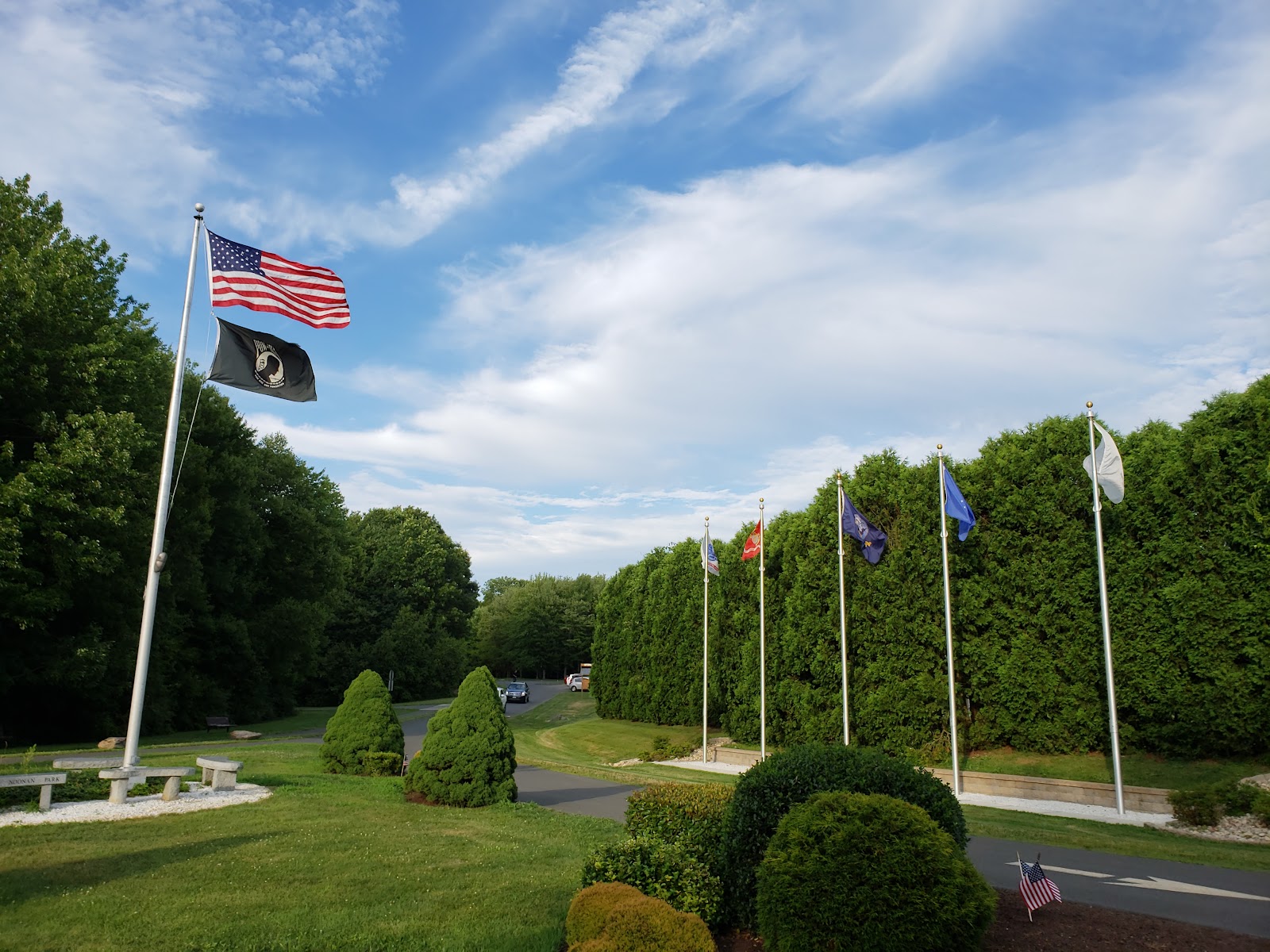 Field 1 - Veteran's Memorial Park cemetery grounds and headstones