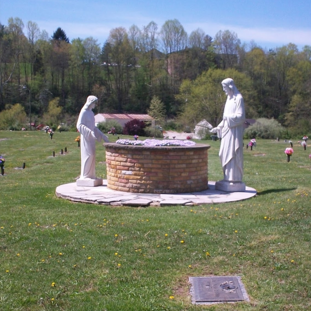 Floral Hills Memorial Gardens cemetery grounds and headstones