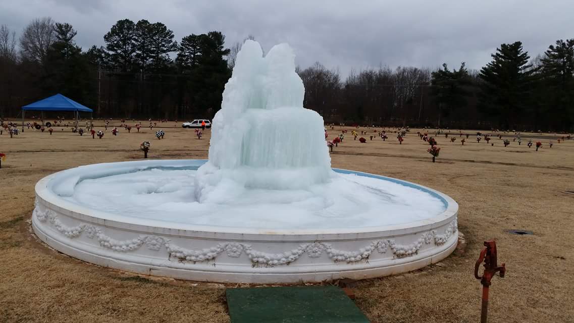 Forest Hill Memorial Park cemetery grounds and headstones
