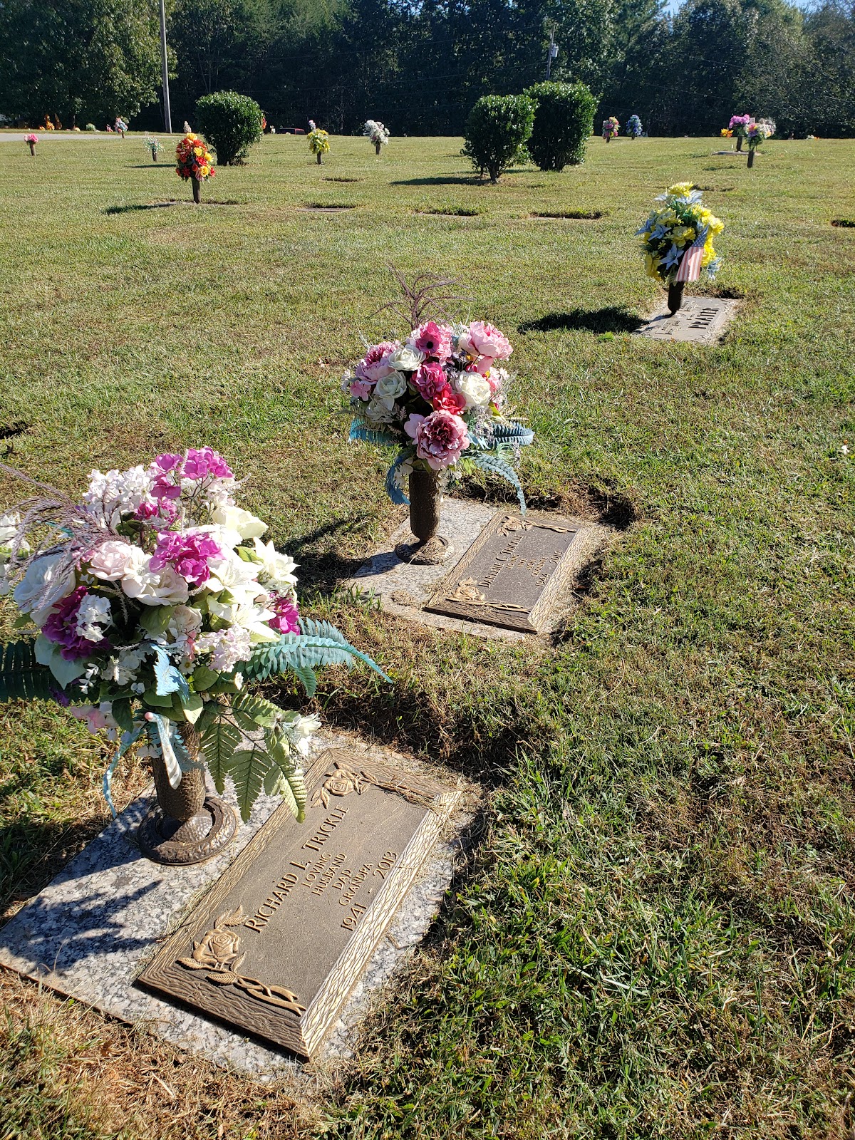 Forest Lawn Cemetery & Mslm headstone and grounds