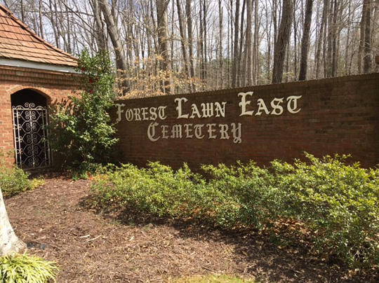 Forest Lawn East Cemetery grounds