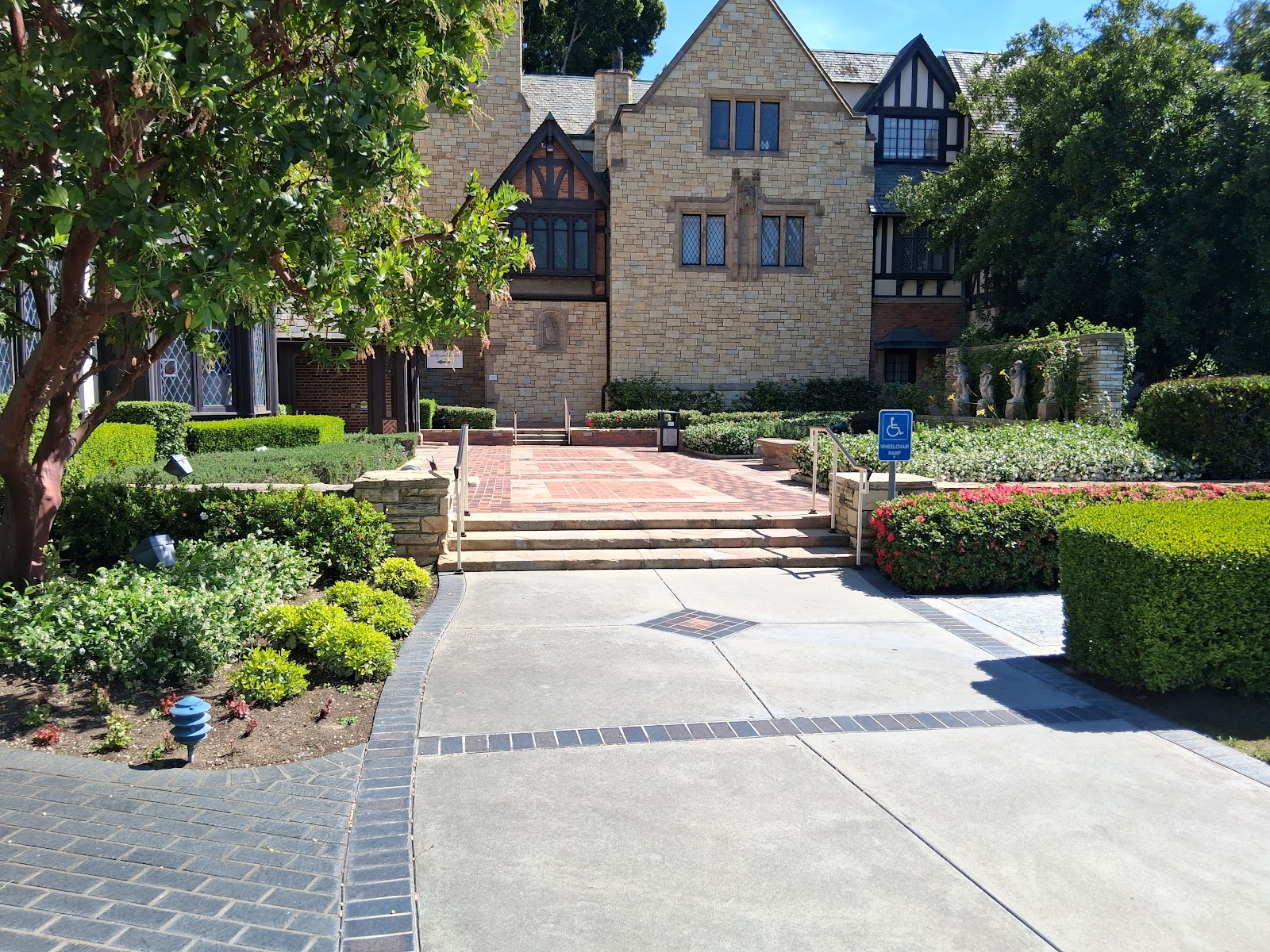 Forest Lawn cemetery grounds and headstones