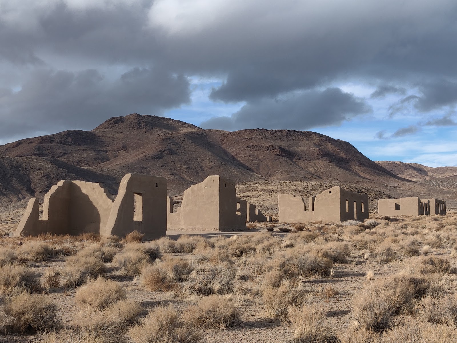 Fort Churchill State Historic Park cemetery grounds and headstones