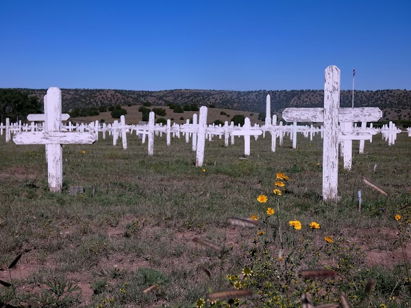 Fort Stanton Cemetery grounds