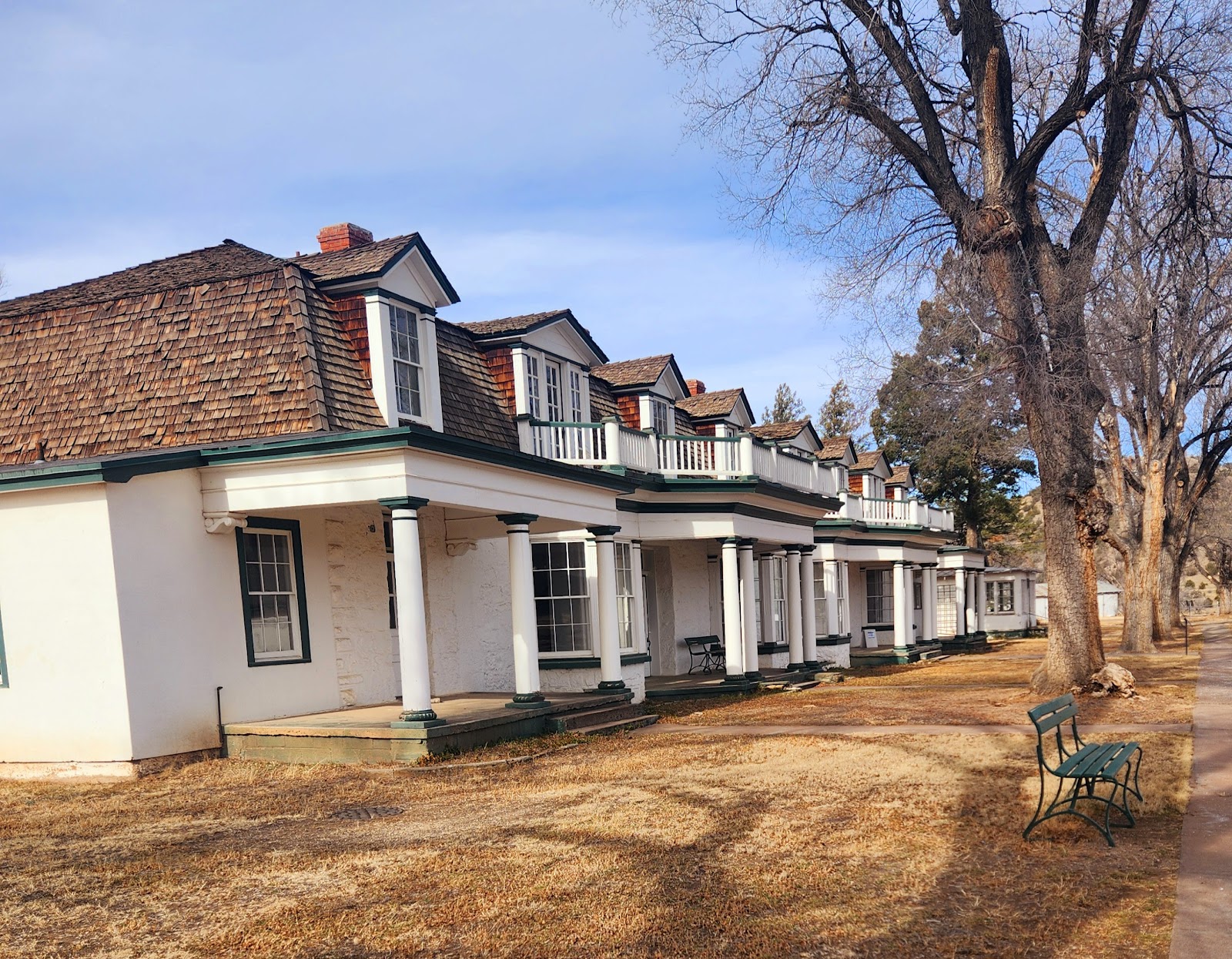 Fort Stanton Historic Site cemetery grounds and headstones