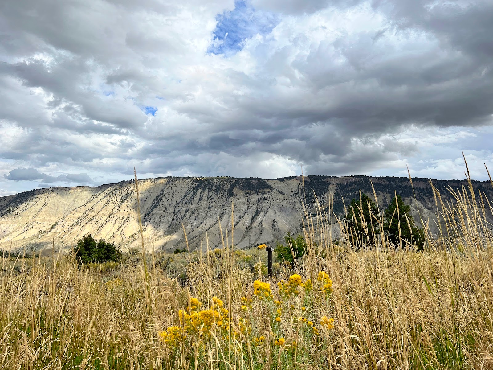 Fort Yellowstone Cemetery cemetery grounds and headstones