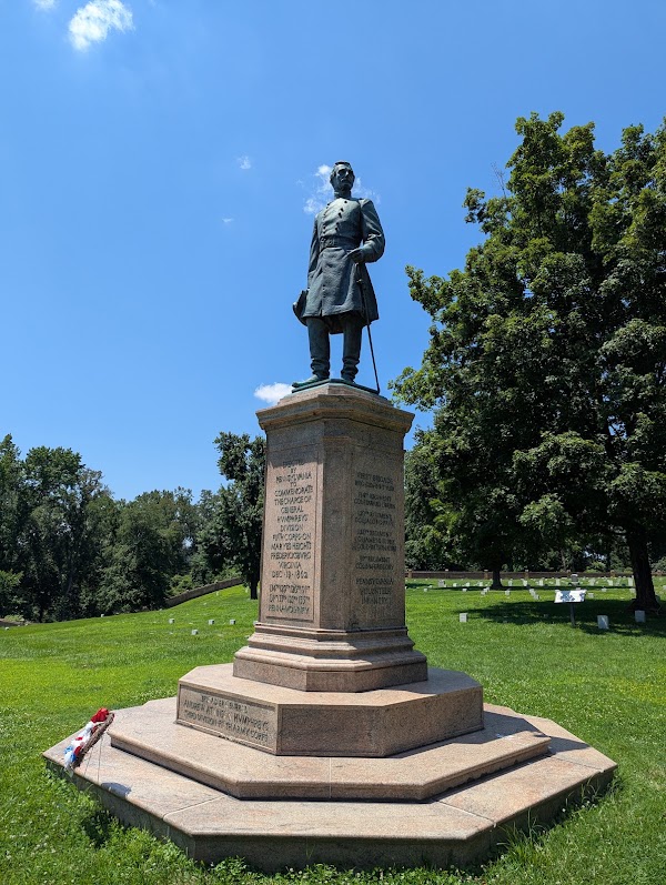 Fredericksburg National Cemetery grounds