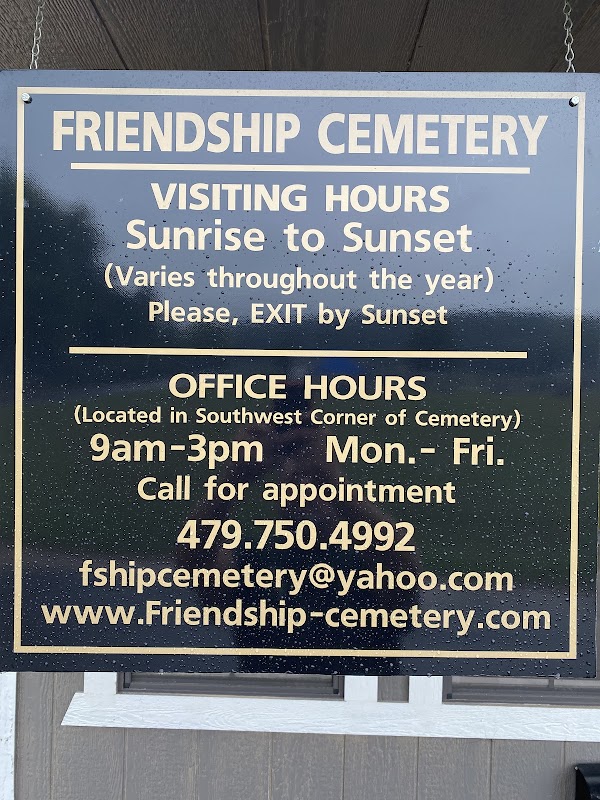 Friendship Cemetery grounds