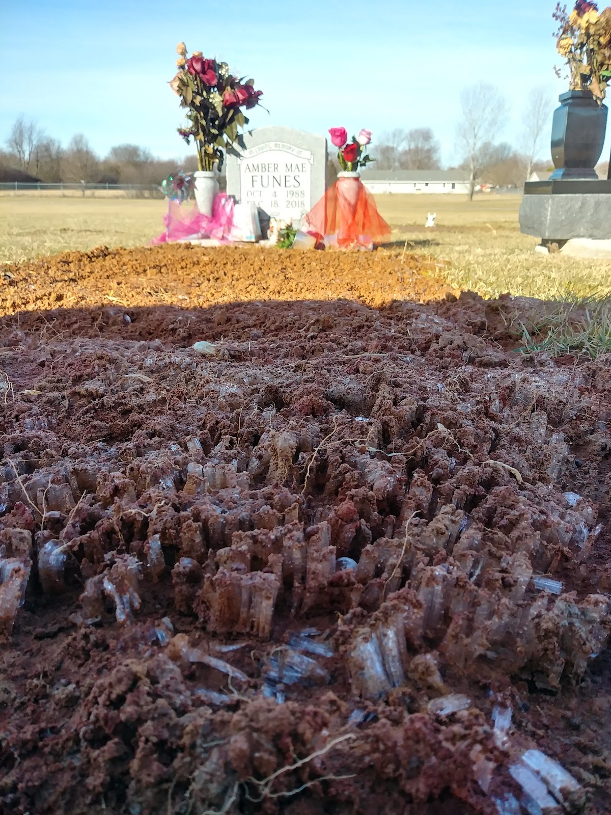 Friendship Cemetery headstone and grounds