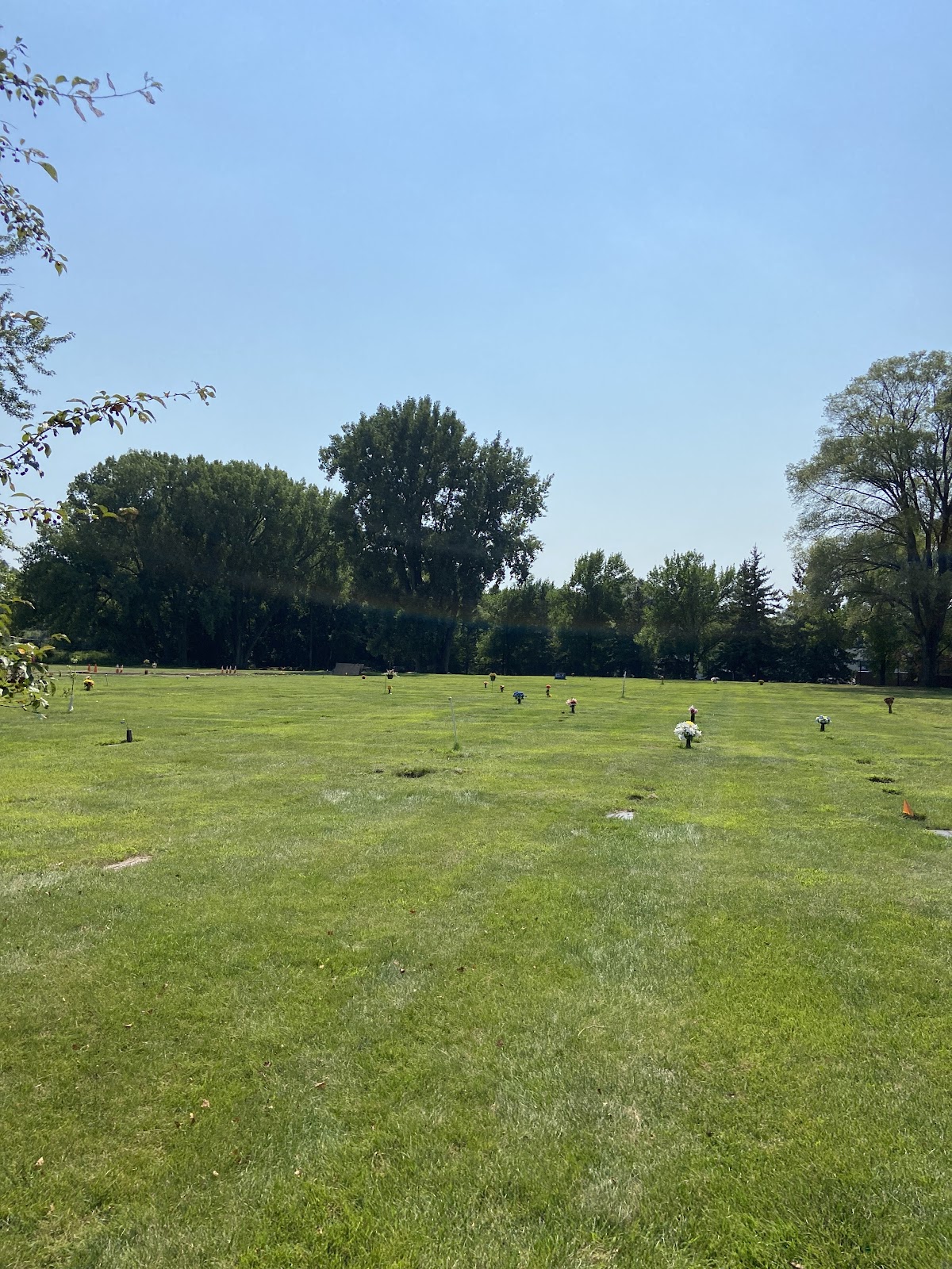 Garden Of Eden Islamic Cemetery cemetery grounds and headstones