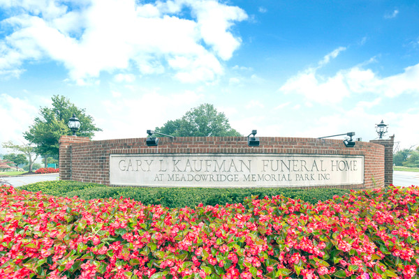 Gary L. Kaufman Funeral Home at Meadowridge Memorial Park grounds