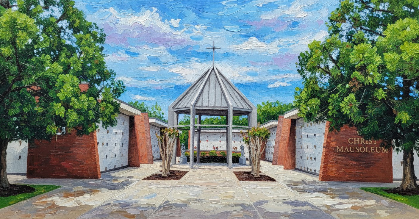 Gate of Heaven Cemetery cemetery grounds and headstones