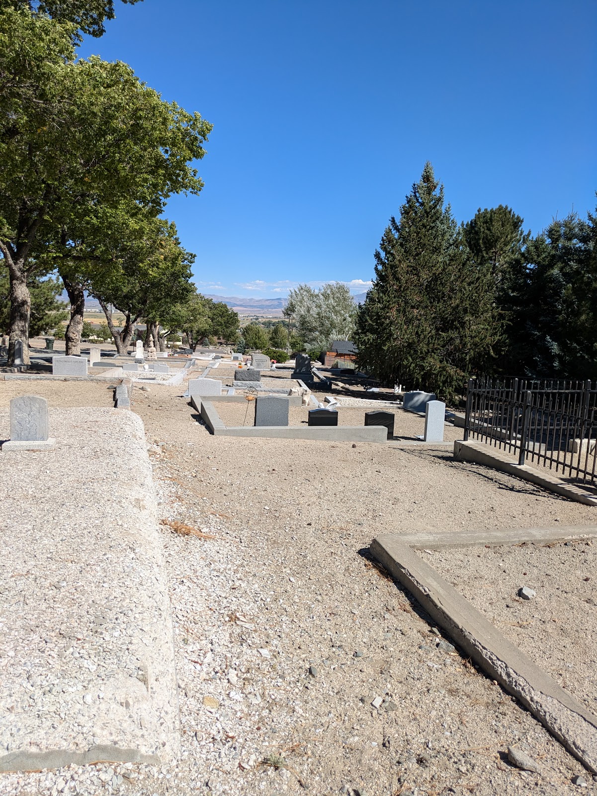 Genoa Cemetery cemetery grounds and headstones