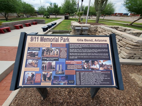 Gila Bend 9/11 Memorial Park grounds