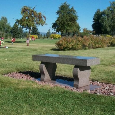 Glacier Memorial Gardens grounds