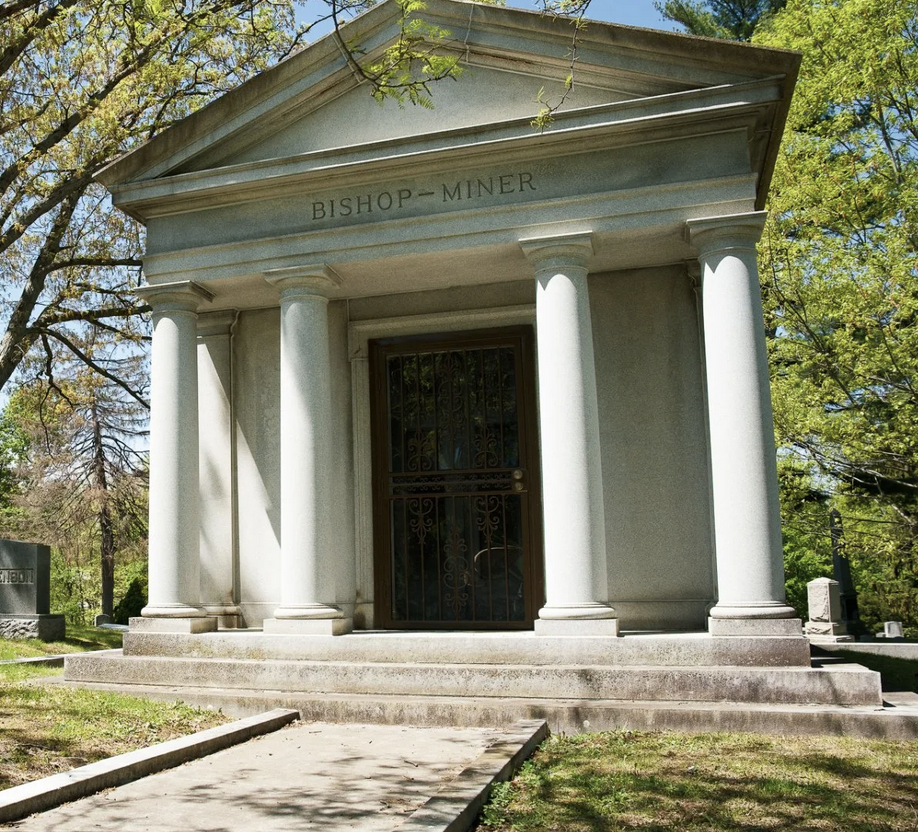 Glenwood Cemetery cemetery grounds and headstones
