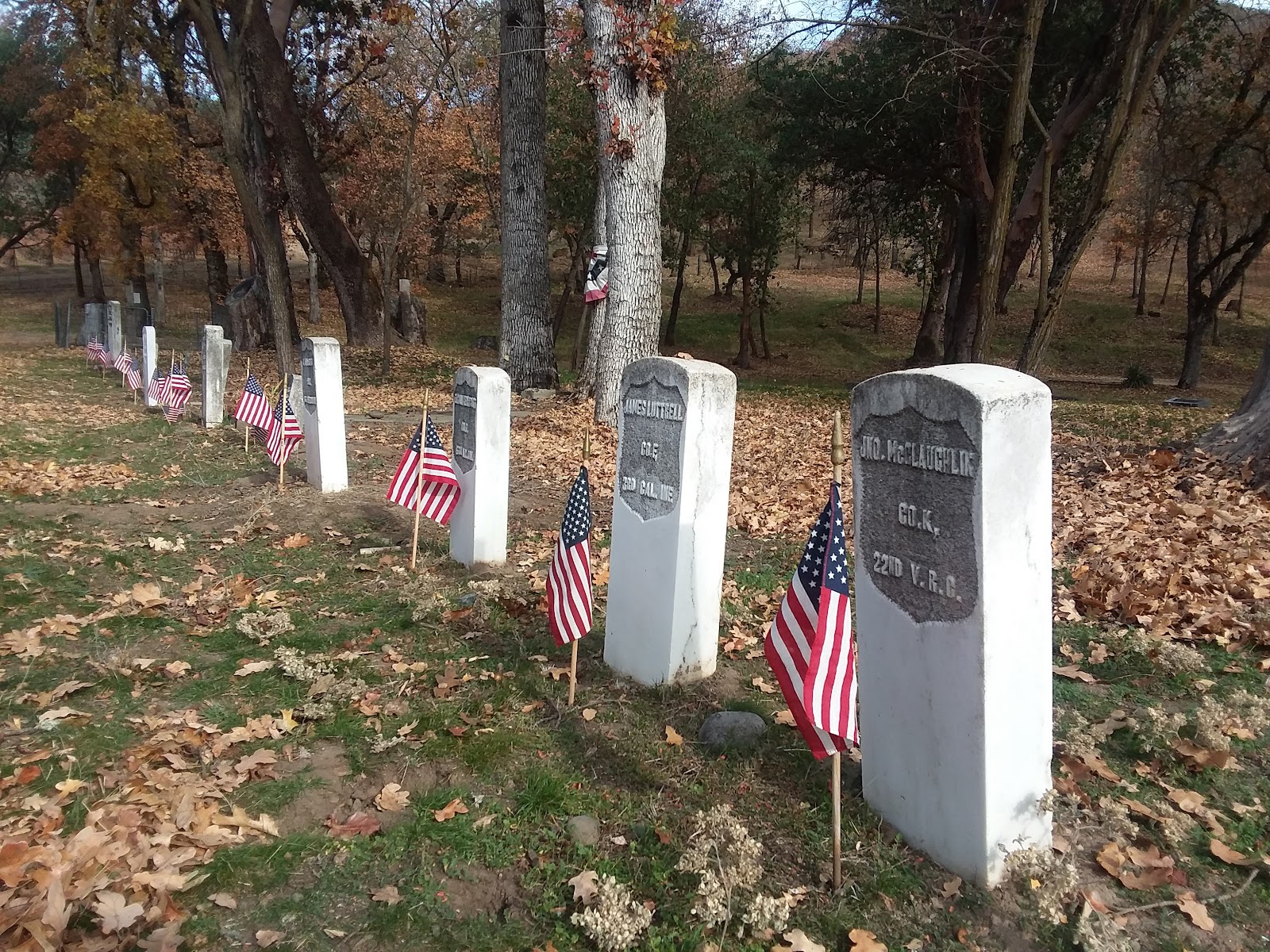 Gold Hill IOOF Cemetery headstone and grounds