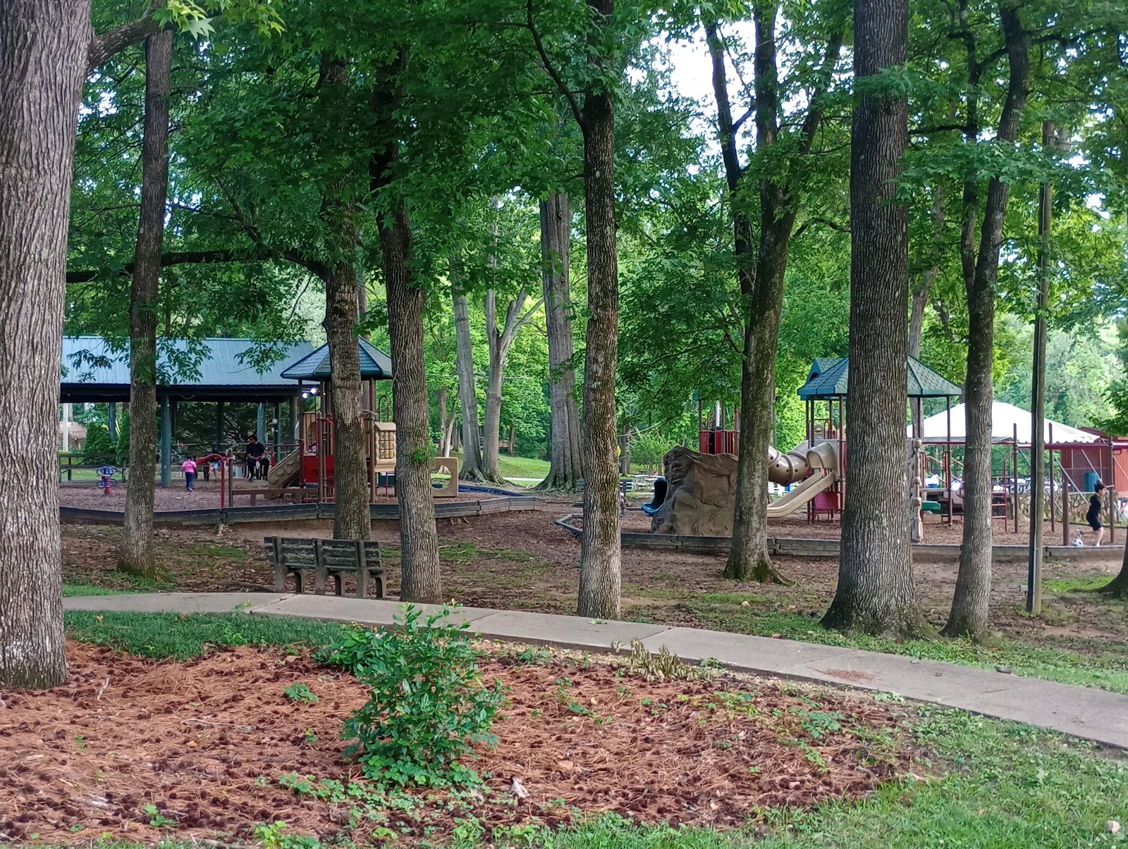 Gold Star Park cemetery grounds and headstones