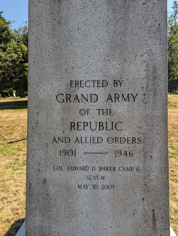 Grand Army of the Republic Cemetery grounds