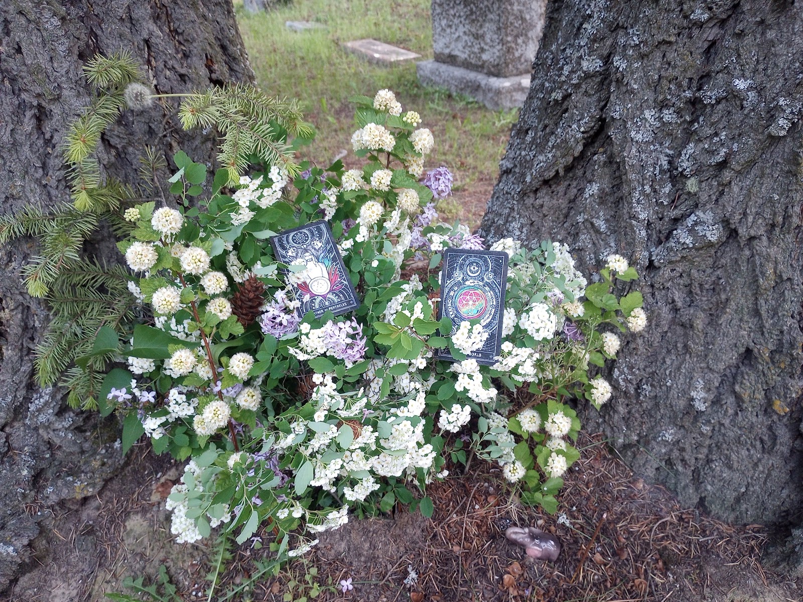 Grandview Cemetery cemetery grounds and headstones