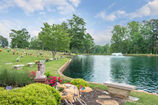 Green Lawn Cemetery & Mausoleum grounds