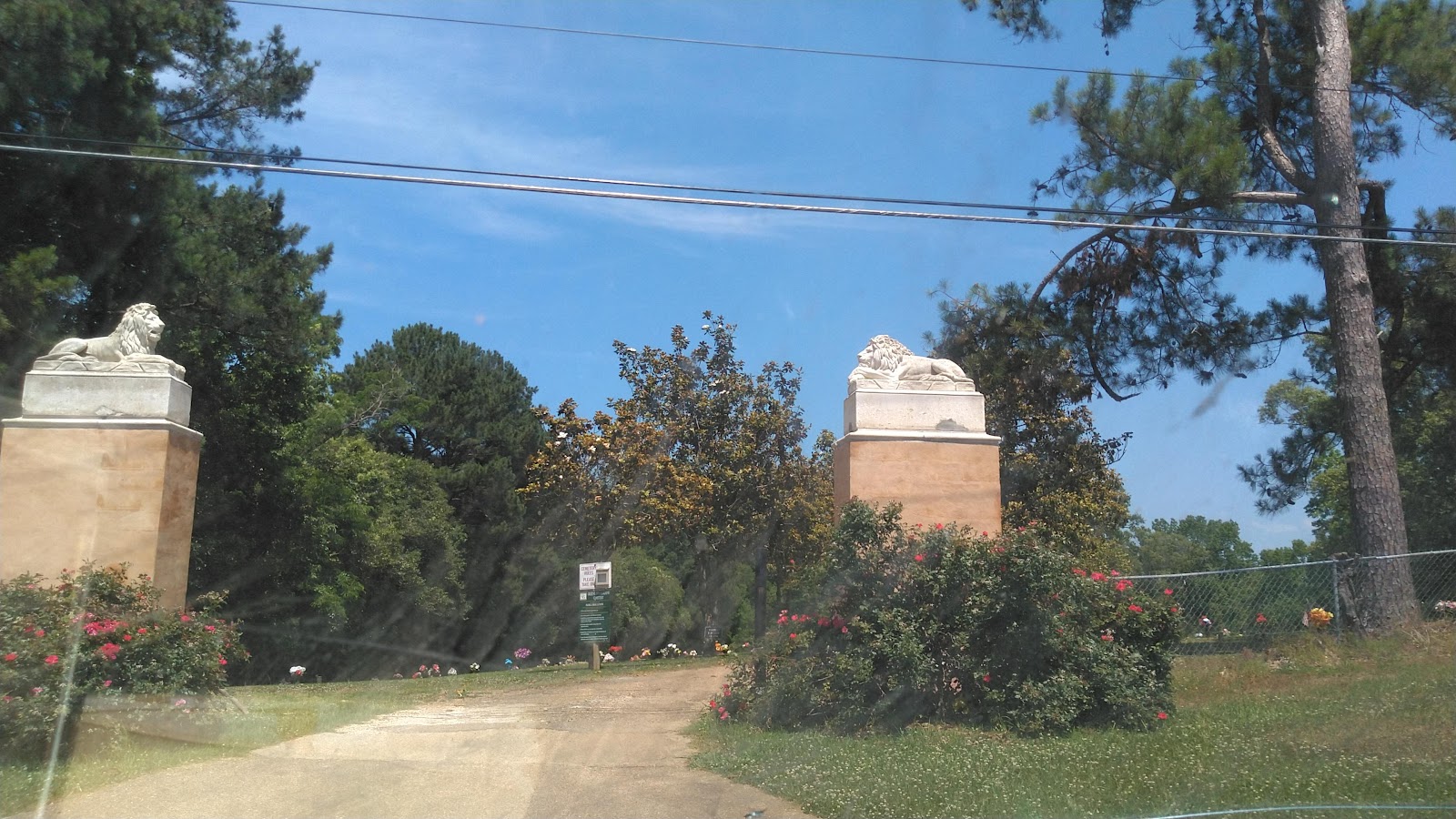 Greenlawn Gardens Cemetery cemetery grounds and headstones