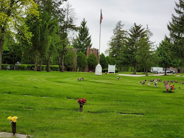 Greenlawn Memorial Park grounds