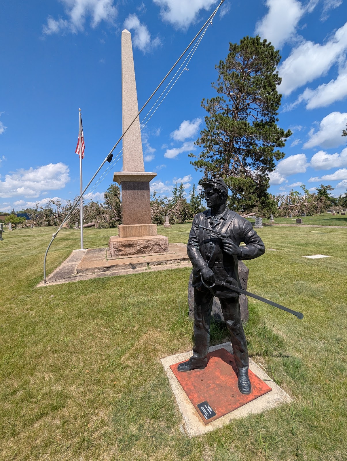 Greenwood Cemetery cemetery grounds and headstones