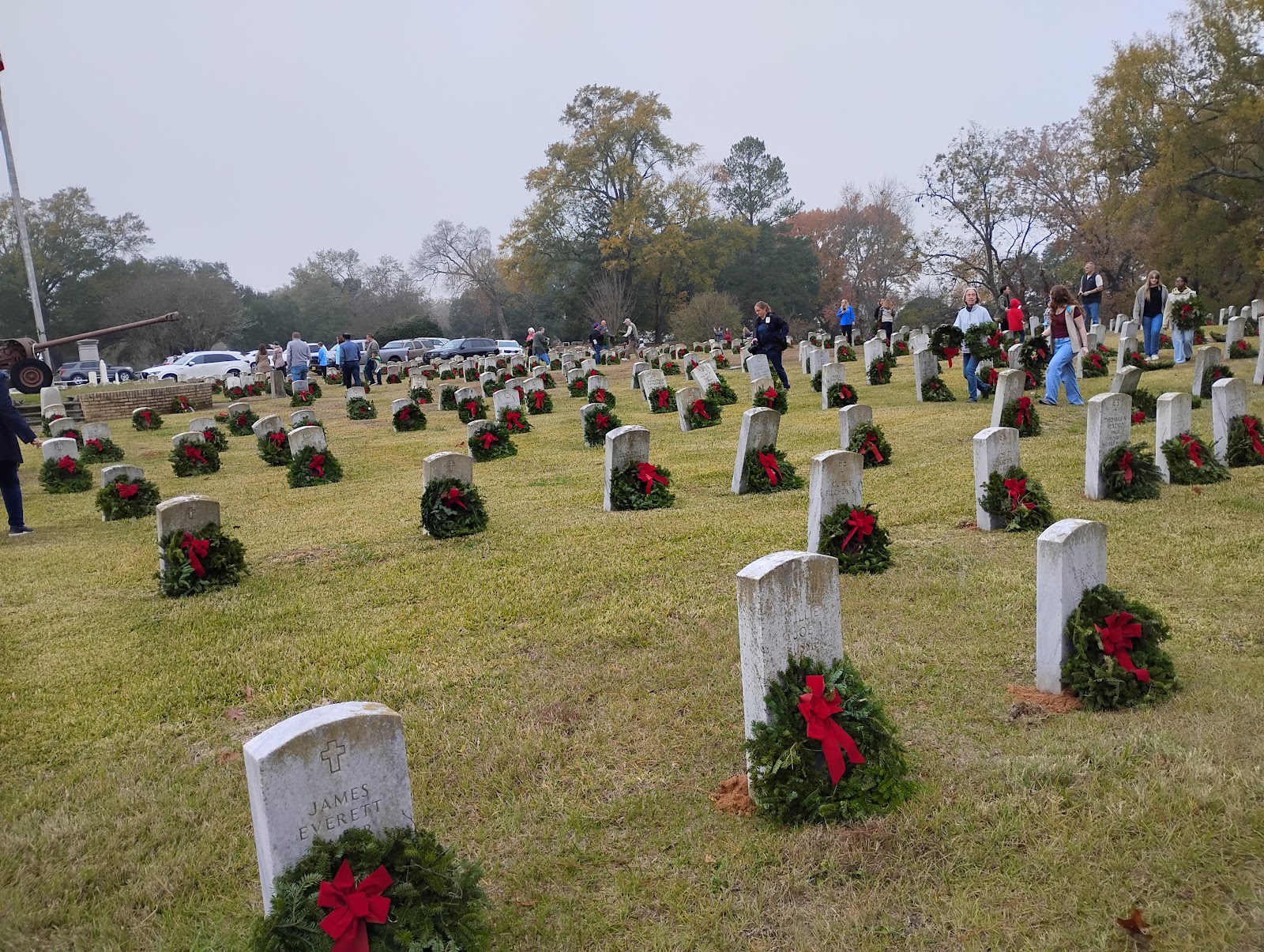 Greenwood Cemetery cemetery grounds and headstones
