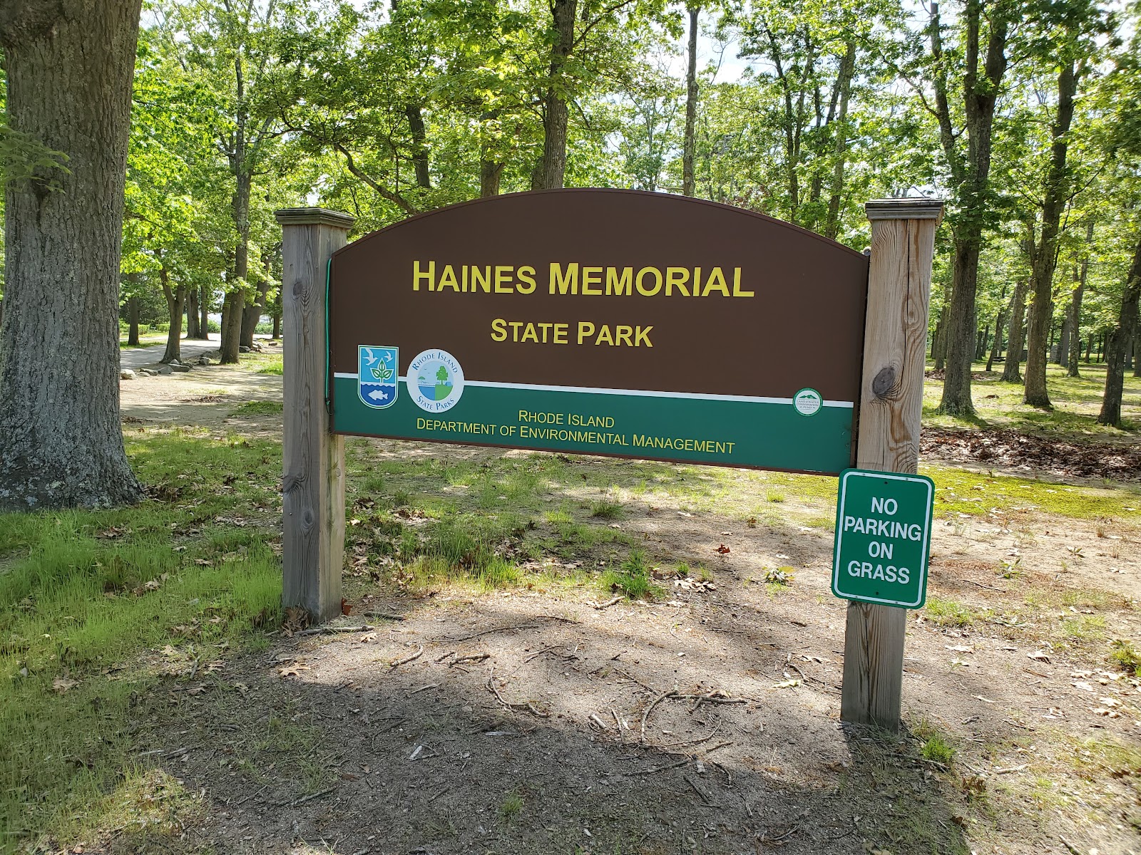 Haines Memorial State Park cemetery grounds and headstones