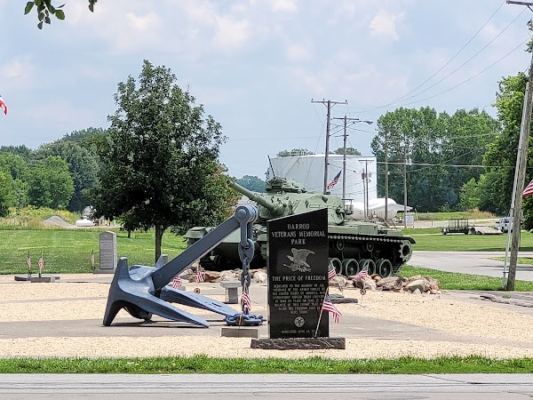 Harrod Veterans Memorial Park grounds