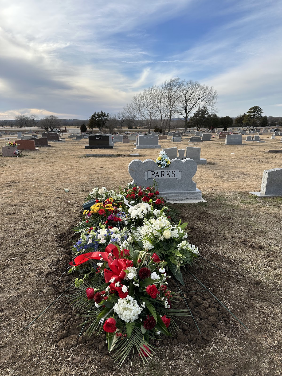 Haskell Cemetery cemetery grounds and headstones